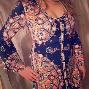 Billabong long Sleeve Tunic Dress